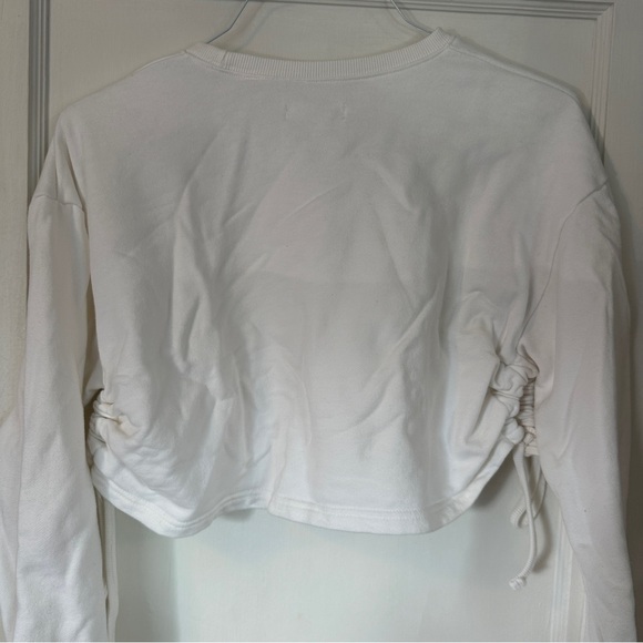 Oak and Fort white cropper sweatshirt - Picture 2 of 4